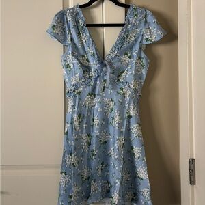 DOÊN Tayla Dress in Sky Maybell Floral